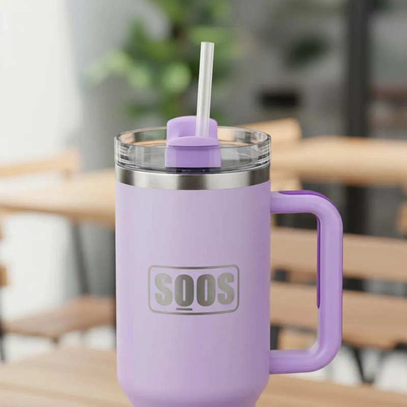 VASO DE ACERO INOXIDABLE TUMBLER 1.2 LITROS PARA BEBIDAS - 10