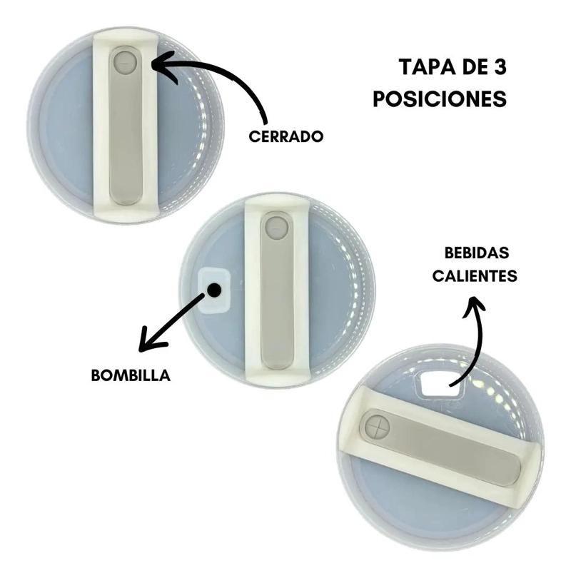 VASO DE ACERO INOXIDABLE TUMBLER 1.2 LITROS PARA BEBIDAS - 6