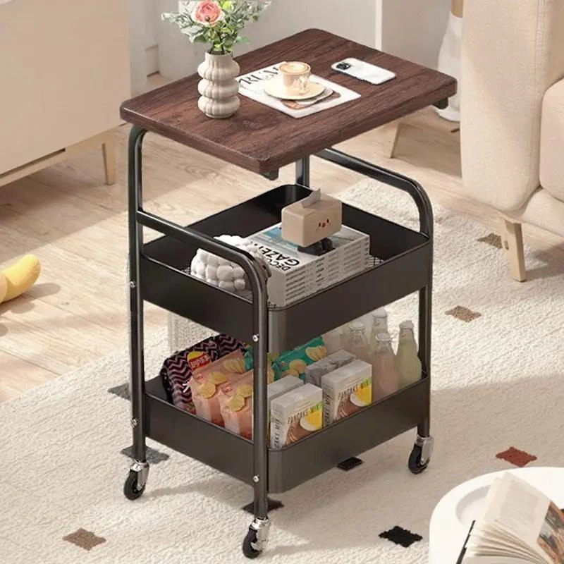 CARRITO ORGANIZADOR METALICO DE 3 NIVELES CON RUEDAS - 3