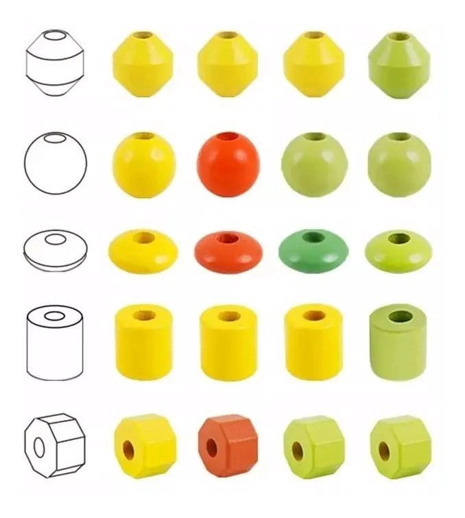 PACK DE JUGUETES DIDACTICOS DE MADERA PARA BEBE S ESTIMULACION - 6
