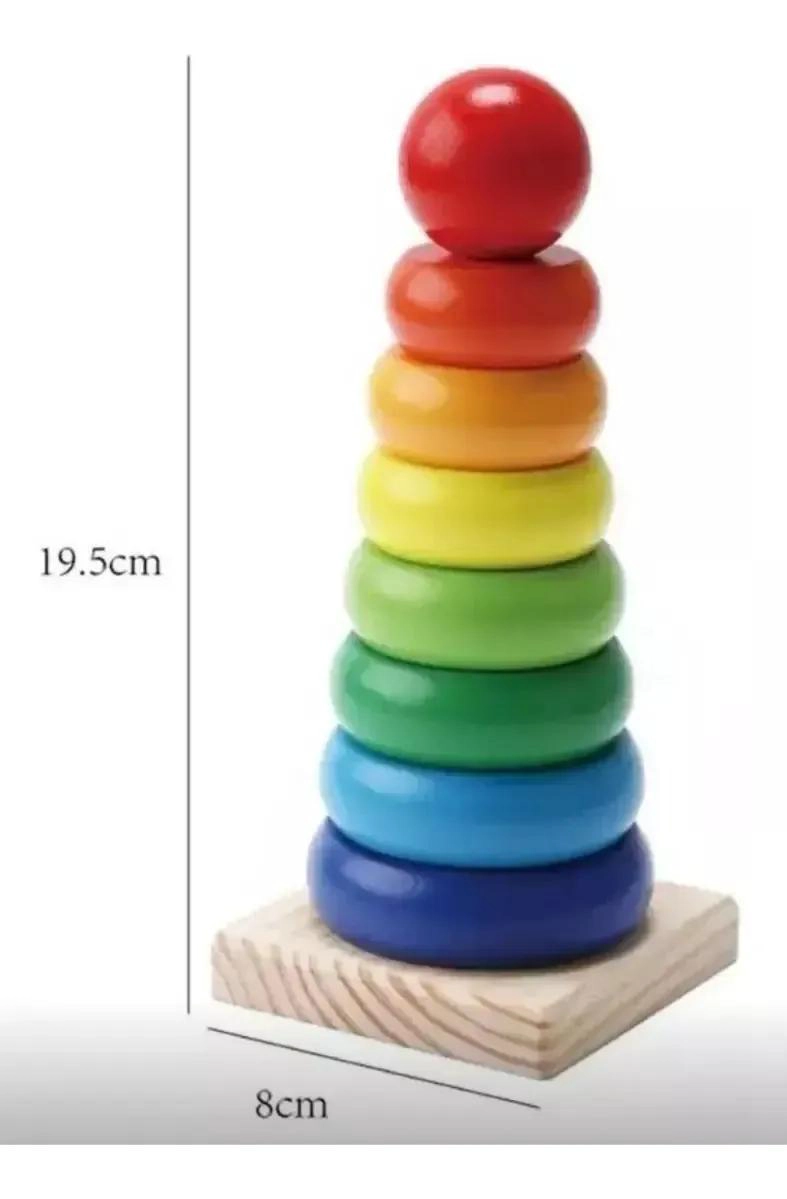 JUGUETES DIDACTICOS DE MADERA PARA APRENDIZAJE INFANTIL PACK 9 - 6