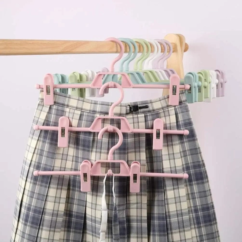 SET DE 10 GANCHOS PARA COLGAR PANTALONES Y ROPA - 9