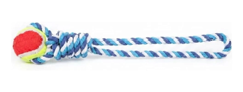 JUGUETE INTERACTIVO PARA MASCOTAS CON ASA Y PELOTA 40CM - 3