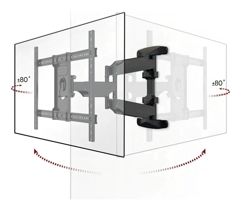 SOPORTE DE PARED ARTICULADO PARA TELEVISORES DE 55 A 85 PULGADAS - 5