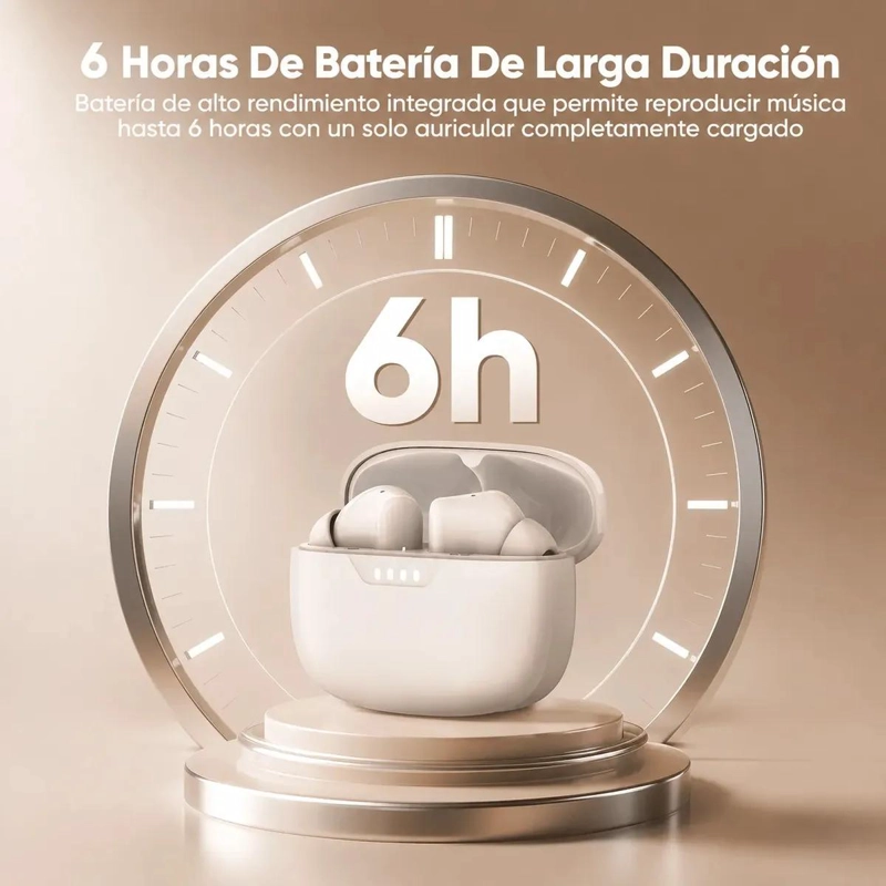 AUDIFONOS INALAMBRICOS BLUETOOTH 5.4 CON MICROFONO Y CARGA RAPIDA - 3
