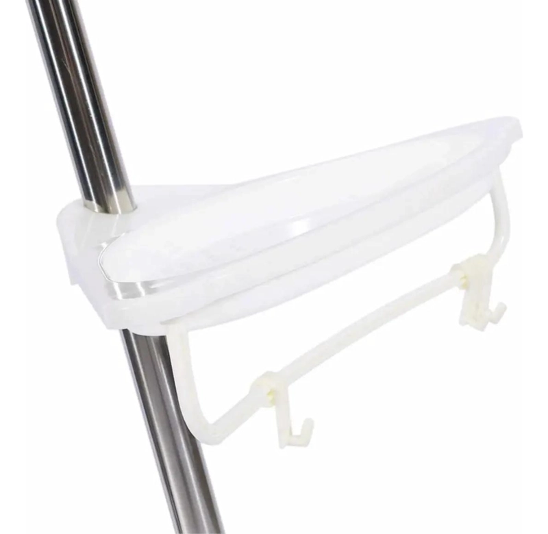 ORGANIZADOR DE DUCHA CON BARRA TELESCOPICA AJUSTABLE Y RESISTENTE - 3
