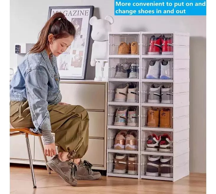 ZAPATERO PLEGABLE DE 6 NIVELES PARA ALMACENAMIENTO EFICIENTE - 8