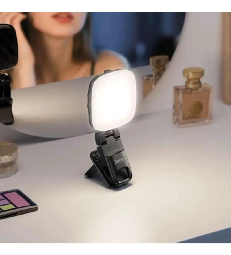 LAMPARA LED PORTATIL CON CLIP AJUSTABLE PARA CELULARES - 6