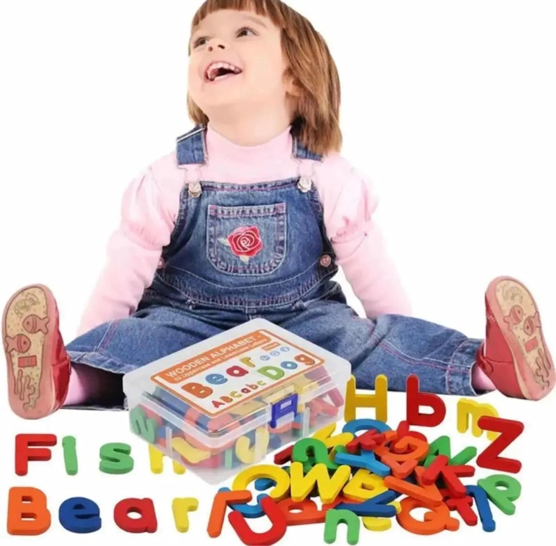 JUEGO EDUCATIVO DE ORTOGRAFIA CON LETRAS DE MADERA - 3