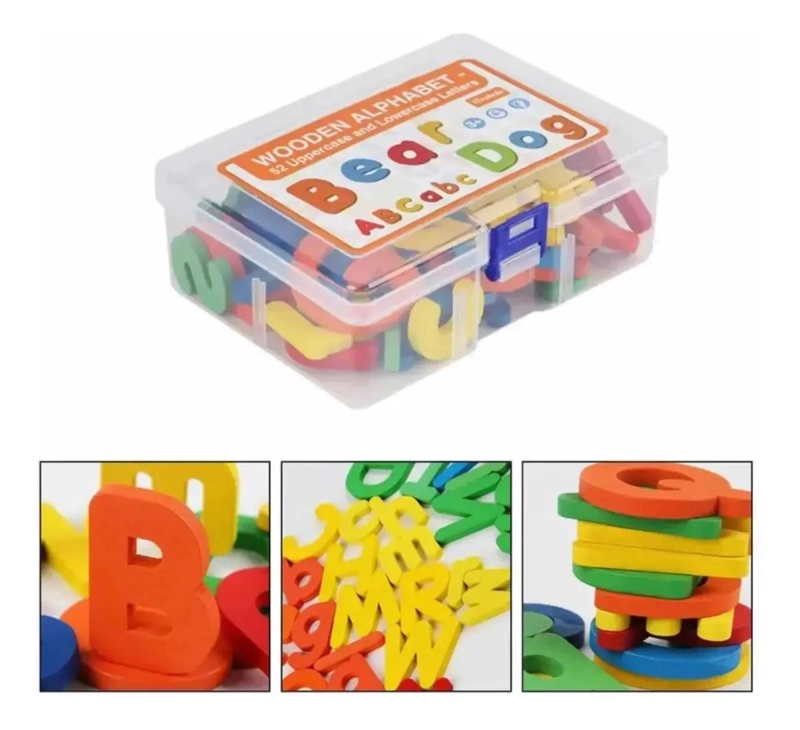 JUEGO EDUCATIVO DE ORTOGRAFIA CON LETRAS DE MADERA - 5