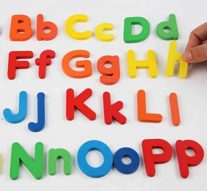 JUEGO EDUCATIVO DE ORTOGRAFIA CON LETRAS DE MADERA - 6