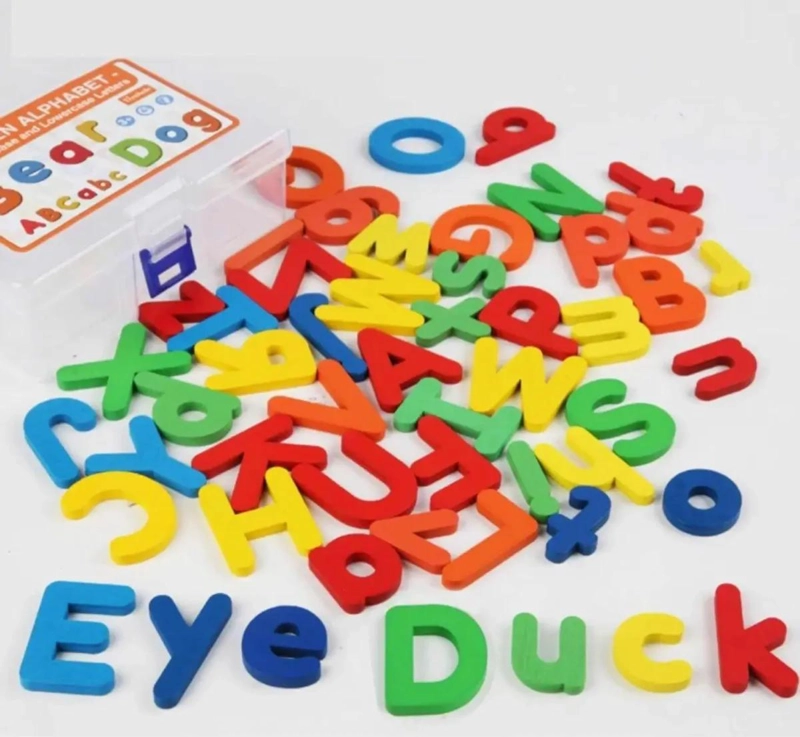 JUEGO EDUCATIVO DE ORTOGRAFIA CON LETRAS DE MADERA - 7