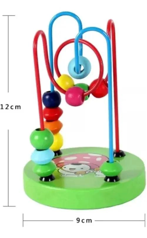 SET DE 6 JUGUETES DIDACTICOS DE MADERA PARA APRENDIZAJE INFANTIL - 3