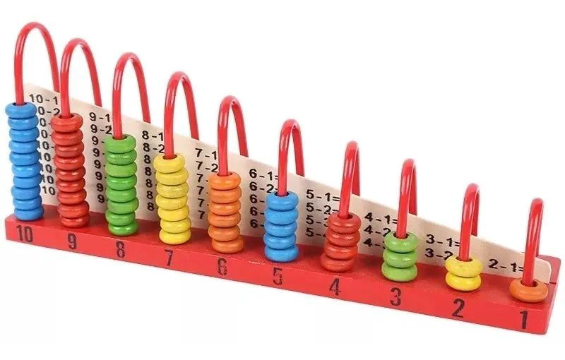 JUEGO EDUCATIVO DE MADERA PARA APRENDER MATEMATICAS BASICAS - 5