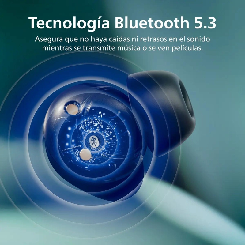 AURICULARES INALAMBRICOS BLUETOOTH CON ESTUCHE DE CARGA ROSADO - 6