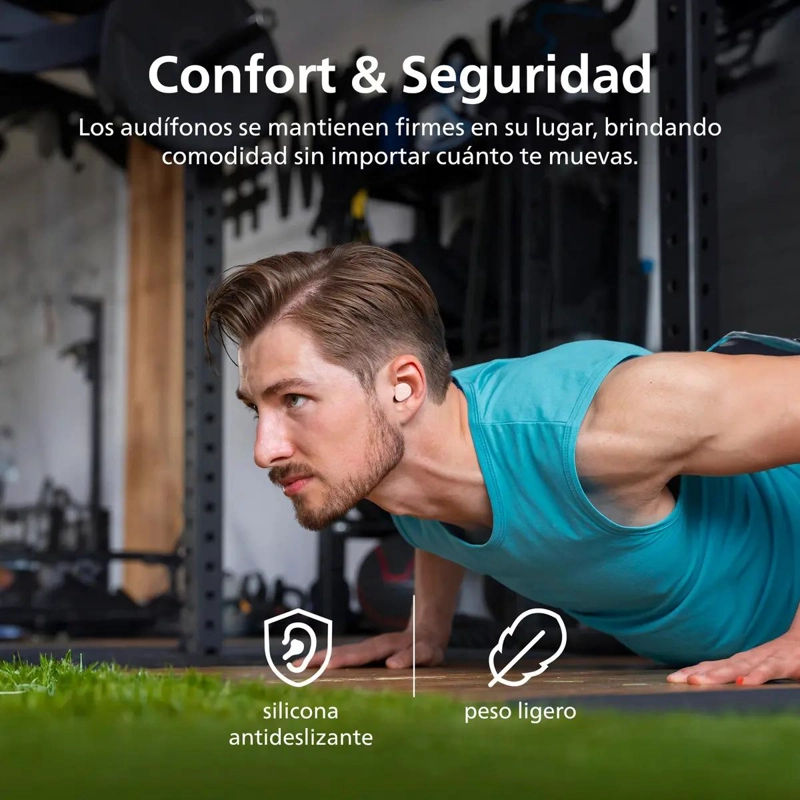 AURICULARES INALAMBRICOS BLUETOOTH CON ESTUCHE DE CARGA ROSADO - 7
