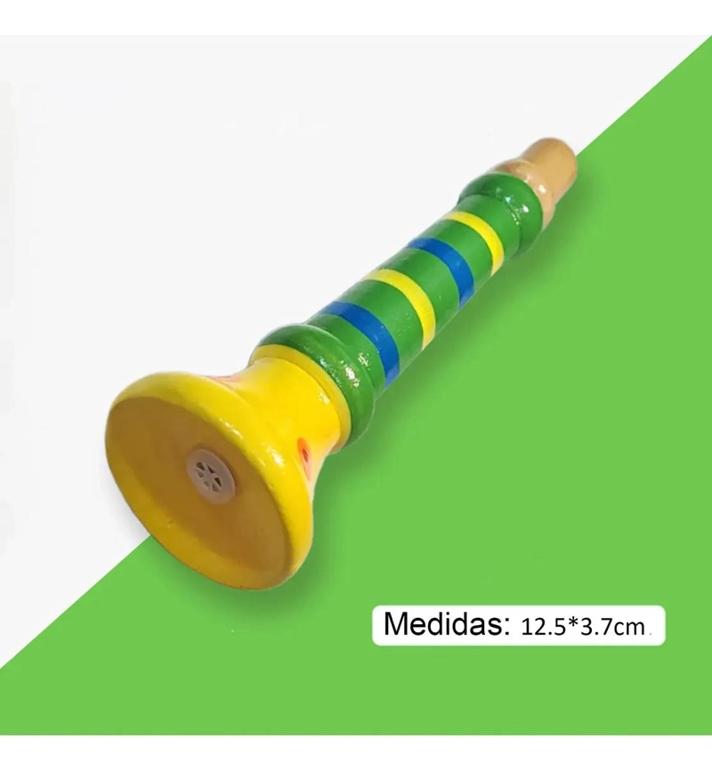 SET DE 8 INSTRUMENTOS MUSICALES DE MADERA PARA NIÑOS - 8