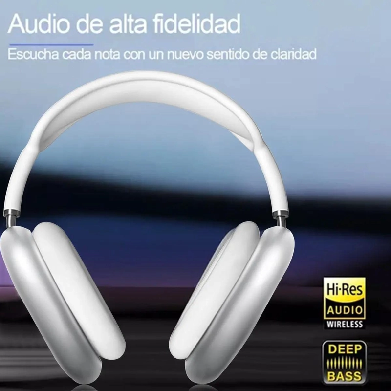 AUDIFONOS INALAMBRICOS BLUETOOTH CON MICROFONO Y CANCELACION DE RUIDO - 6