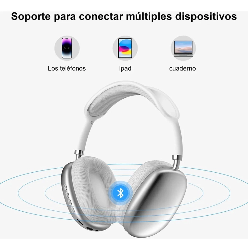 AUDIFONOS INALAMBRICOS BLUETOOTH CON MICROFONO Y CANCELACION DE RUIDO - 8