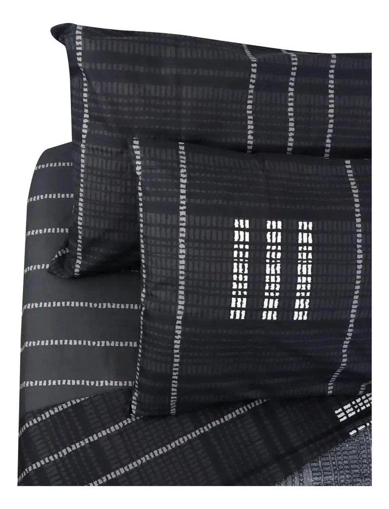 JUEGO DE SABANAS 2 PLAZAS 144 HILOS ESTAMPADO ELEGANTE - 4