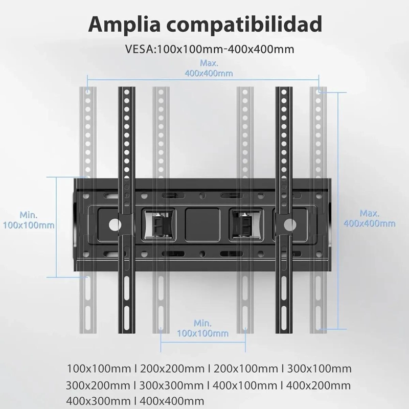 SOPORTE DE PARED AJUSTABLE PARA TV DE 32 A 70 PULGADAS - 5