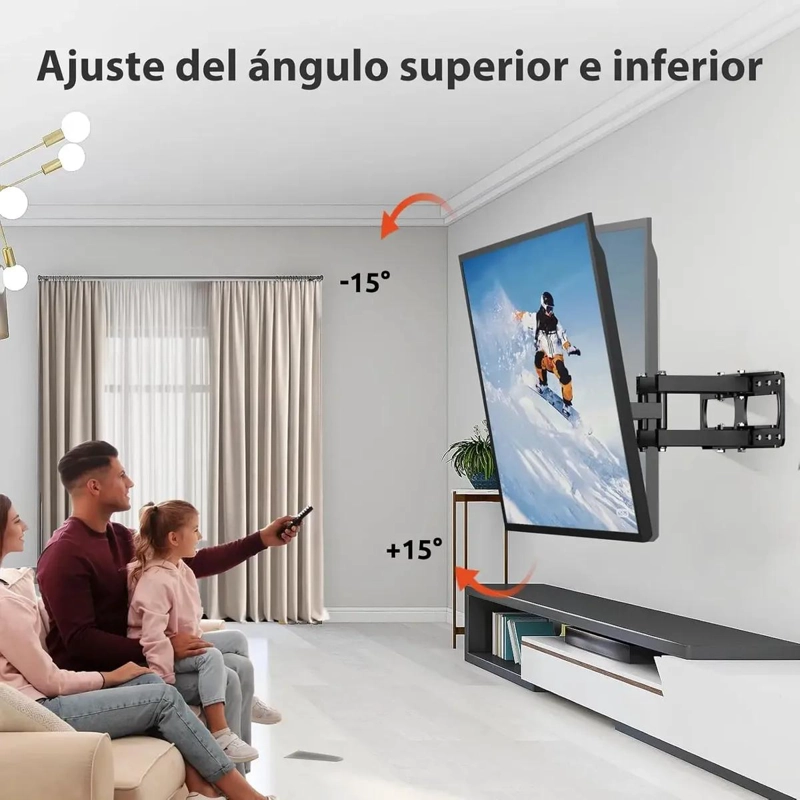 SOPORTE DE PARED AJUSTABLE PARA TV DE 32 A 70 PULGADAS - 7