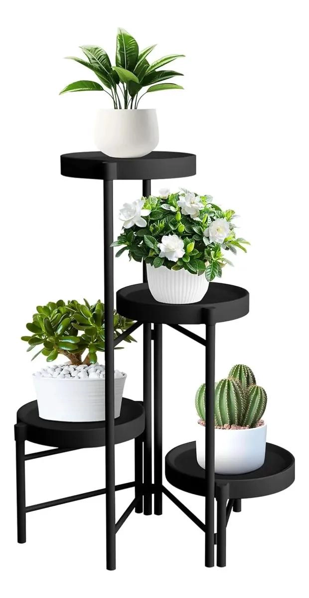 SOPORTE ORGANIZADOR DESMONTABLE PARA MACETAS DE METAL - 1