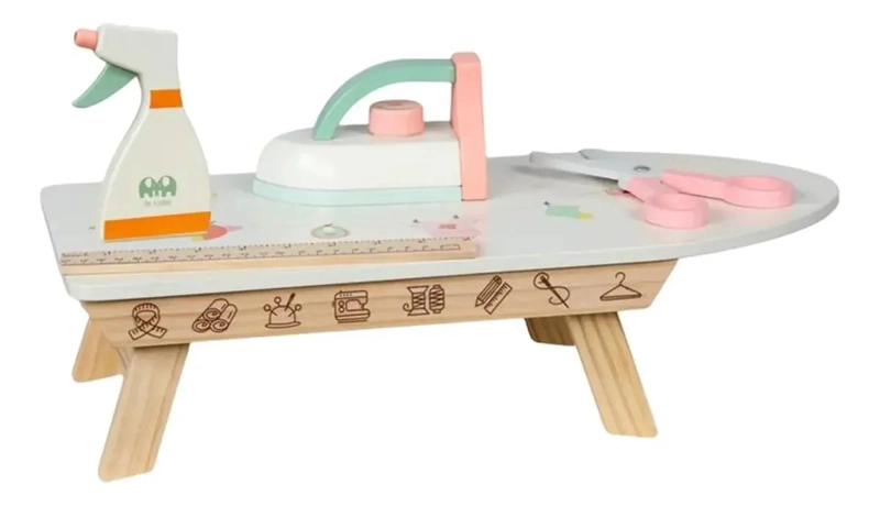 JUEGO DE SIMULACION PLANCHAR DE MADERA PARA NIÑOS Y NIÑAS - 1