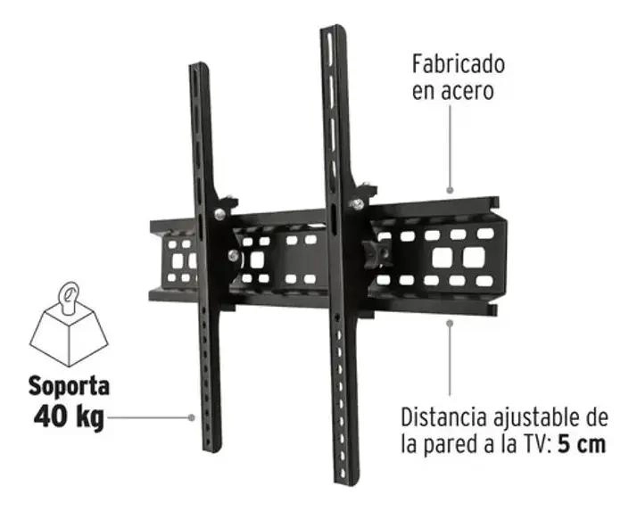 SOPORTE DE PARED FIJO PARA TELEVISORES DE 32 A 55 PULGADAS - 2