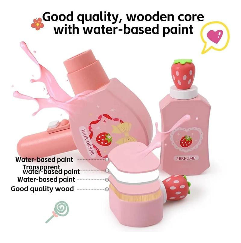 SET DE JUGUETE DE MAQUILLAJE Y PELUQUERIA PARA NIÑAS - 1