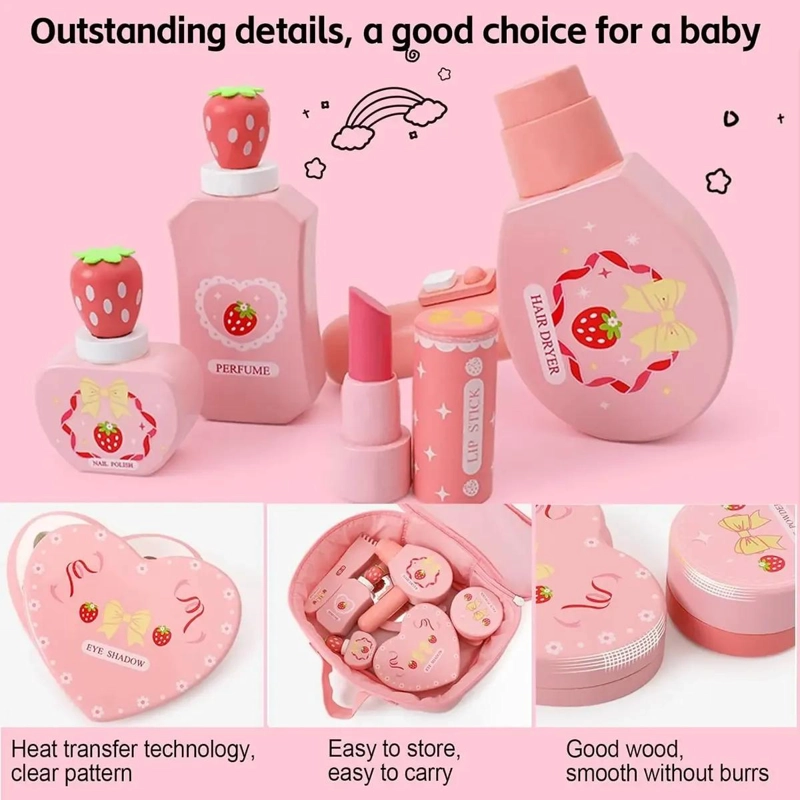 SET DE JUGUETE DE MAQUILLAJE Y PELUQUERIA PARA NIÑAS - 2