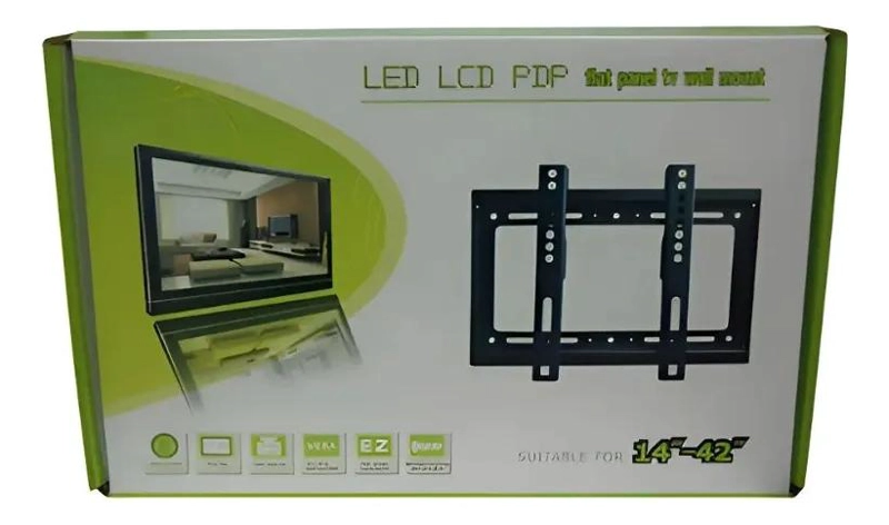 SOPORTE DE PARED FIJO PARA TELEVISORES DE 14 A 42 PULGADAS - 6