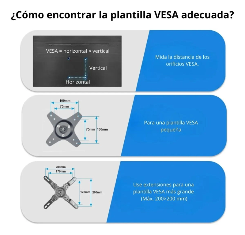 SOPORTE DE TV DE MOVIMIENTO COMPLETO PARA PANTALLAS DE HASTA 43 PULGADAS - 7