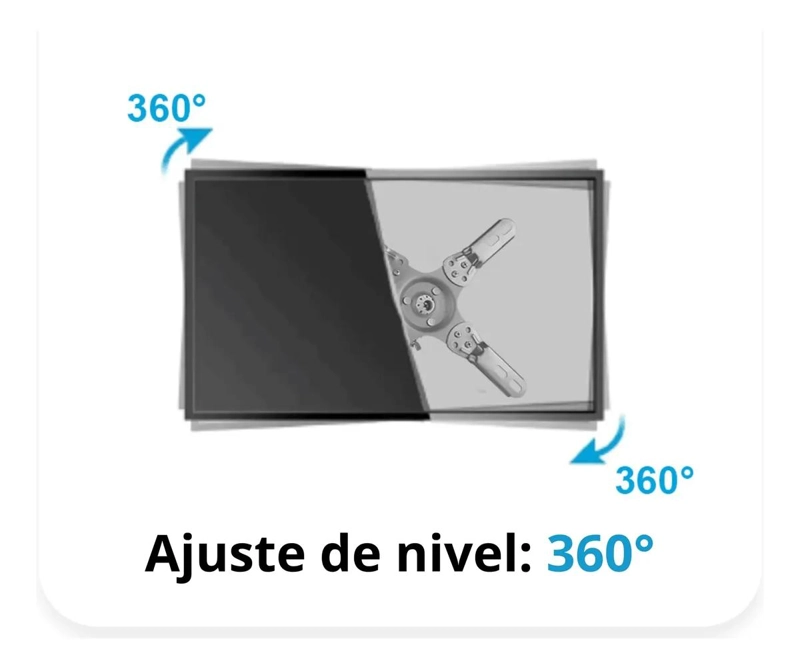 SOPORTE DE TV DE MOVIMIENTO COMPLETO PARA PANTALLAS DE HASTA 43 PULGADAS - 8