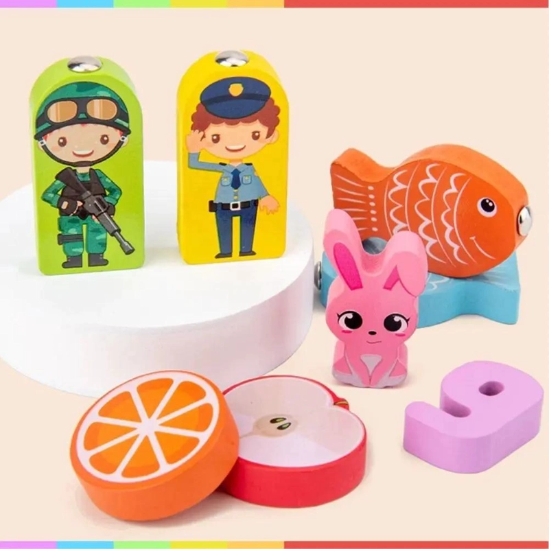 JUGUETE EDUCATIVO DE MADERA CON ACTIVIDADES INTERACTIVAS - 5