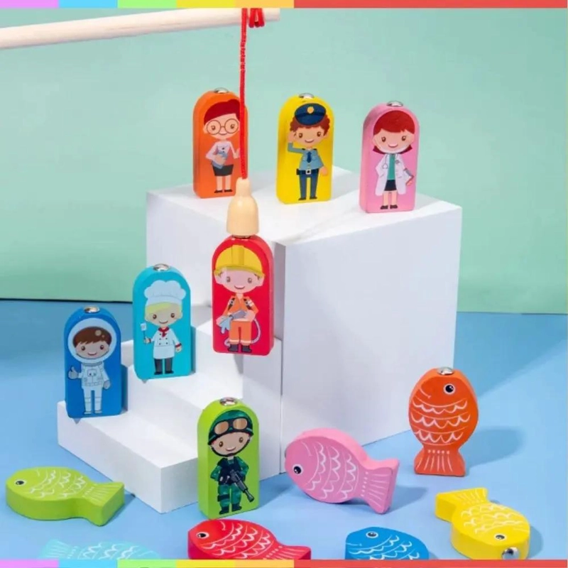 JUGUETE EDUCATIVO DE MADERA CON ACTIVIDADES INTERACTIVAS - 6