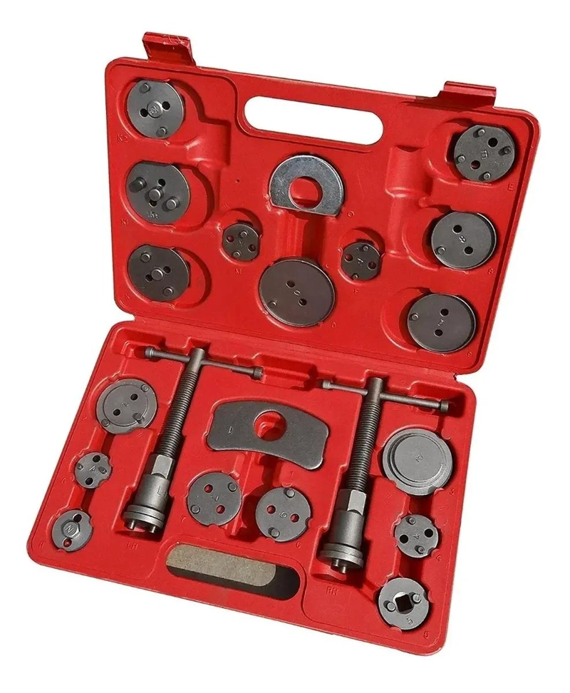KIT DE HERRAMIENTAS PARA COMPRIMIR PISTONES DE FRENOS 21 PIEZAS - 2