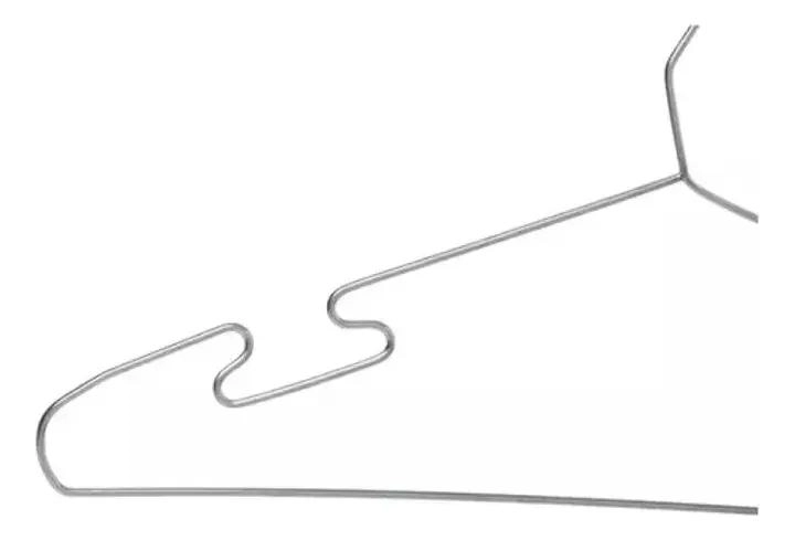 SET DE 30 COLGADORES METALICOS ANTIDESLIZANTES PARA ROPA - 2