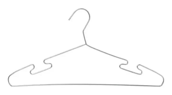 SET DE 30 COLGADORES METALICOS ANTIDESLIZANTES PARA ROPA - 3