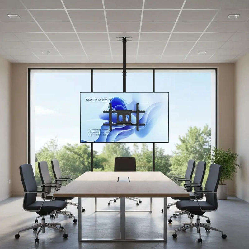 SOPORTE DE TECHO AJUSTABLE E INCLINABLE PARA TELEVISORES DE 32 A 70 PULGADAS - 1