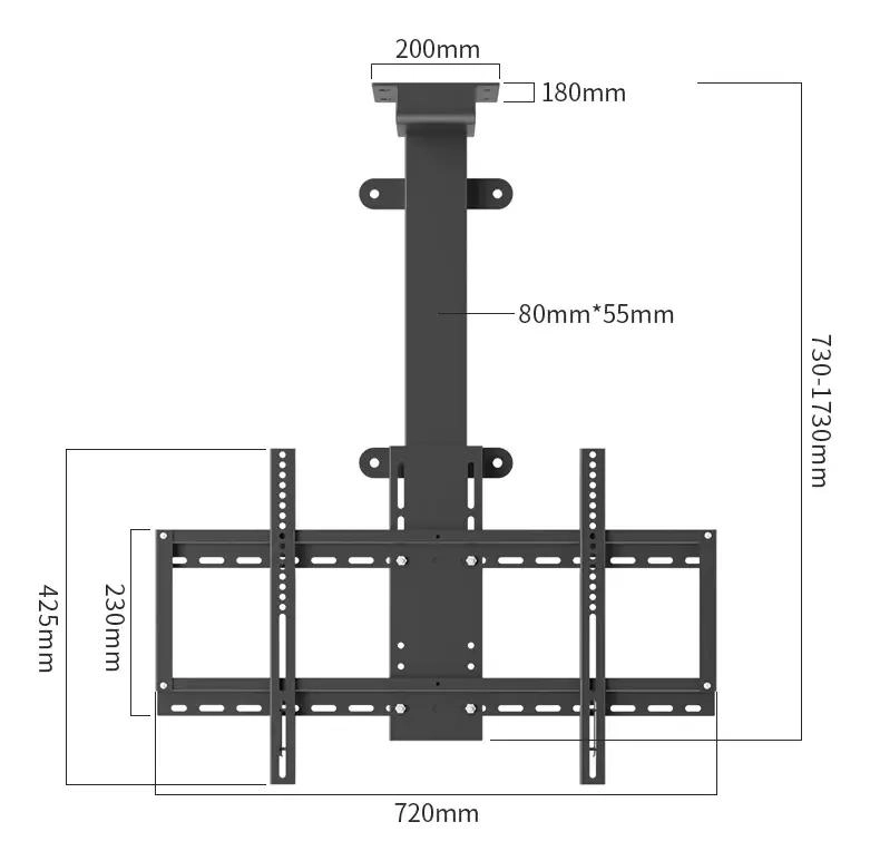 SOPORTE DE TECHO AJUSTABLE E INCLINABLE PARA TELEVISORES DE 32 A 70 PULGADAS - 5
