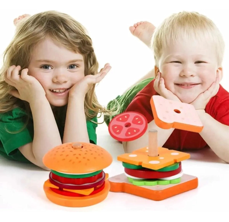 JUEGO DE SIMULACION DE ALIMENTOS DE MADERA PARA NIÑOS - 3