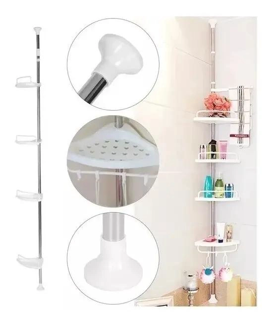 ORGANIZADOR ESQUINERO MULTIFUNCIONAL PARA BAÑO Y COCINA - 9