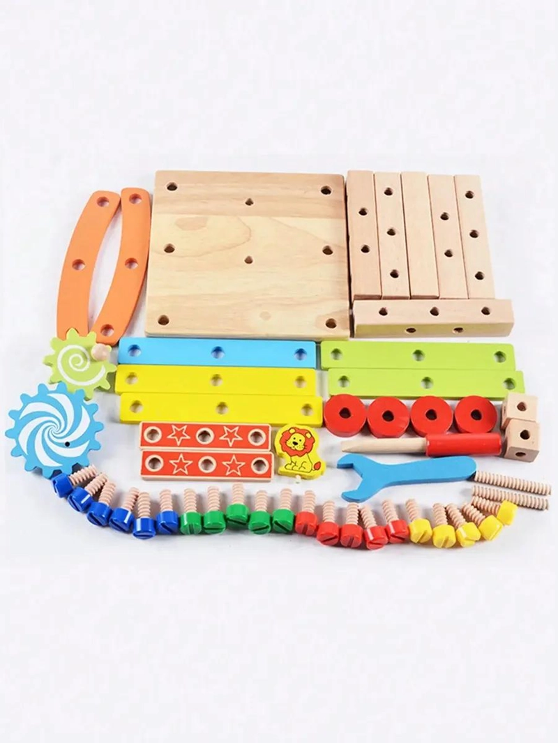 KIT DE HERRAMIENTAS DESMONTABLE PARA NIÑOS CON 54 PIEZAS - 6
