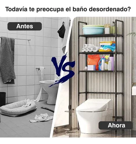 ORGANIZADOR DE BAÑO DE 3 NIVELES PARA ESPACIO REDUCIDO - 8