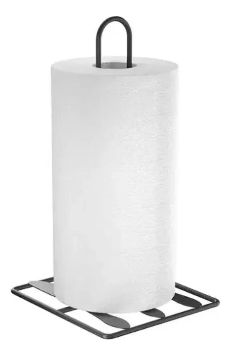 SOPORTE PARA ROLLO DE PAPEL ABSORBENTE DE ACERO PARA COCINA - 1