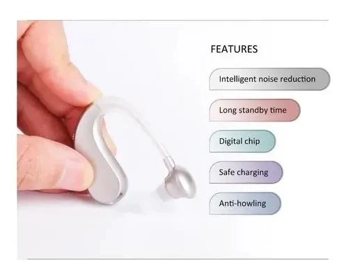 AUDIFONOS RECARGABLES PARA PERSONAS CON PE RDIDA AUDITIVA - 1