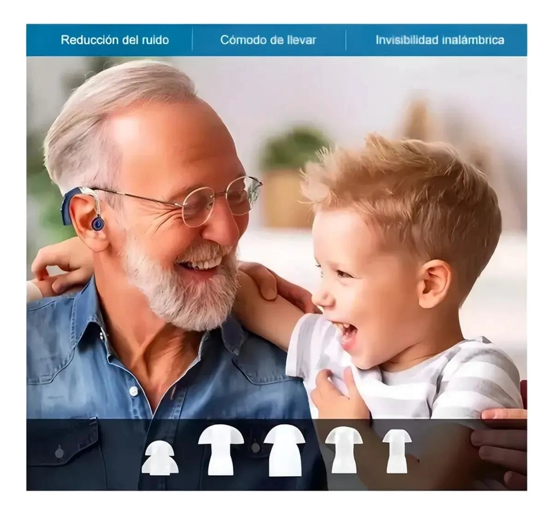 AUDIFONOS RECARGABLES PARA PERSONAS CON PE RDIDA AUDITIVA - 7