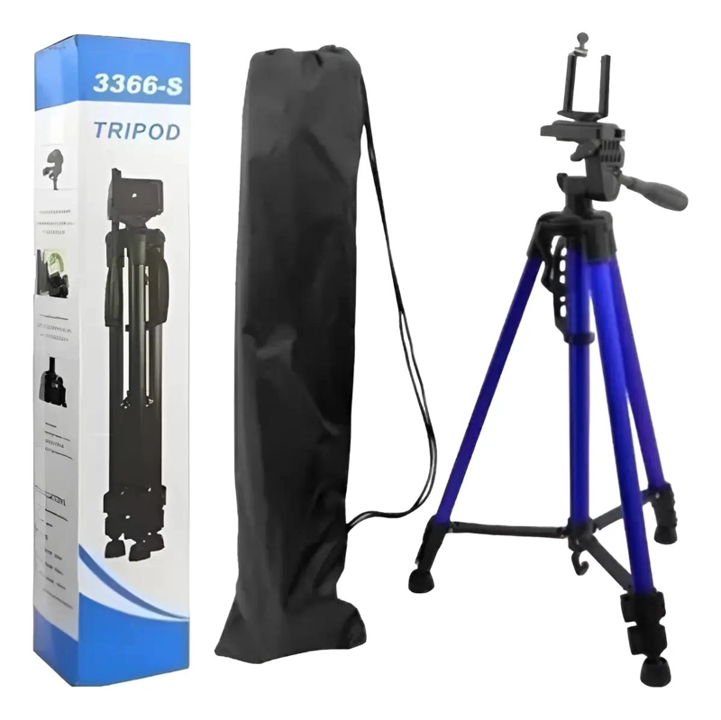 TRIPODE AJUSTABLE PARA CAMARA Y SMARTPHONE CON BOLSA DE TRANSPORTE - 1