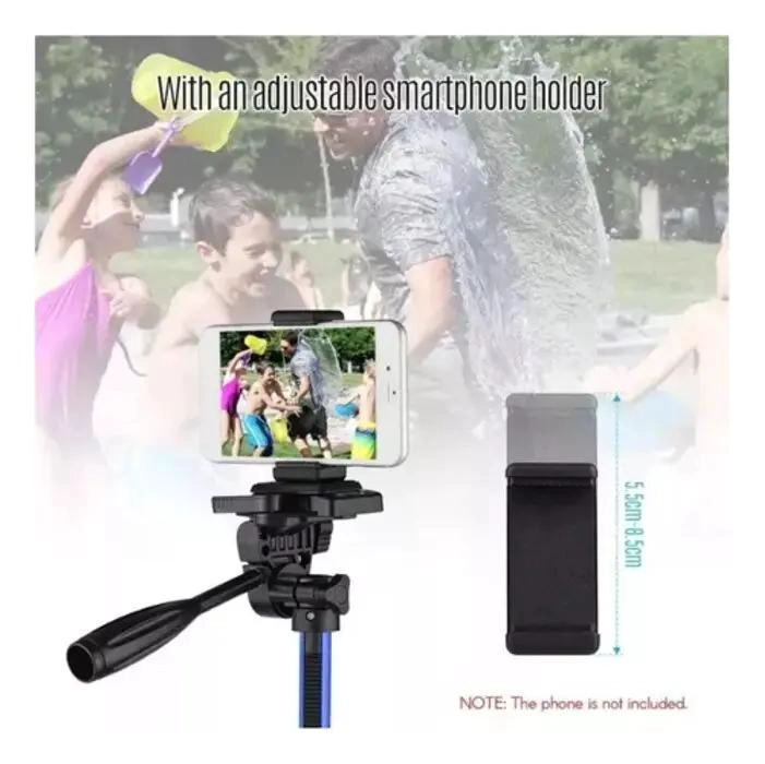 TRIPODE AJUSTABLE PARA CAMARA Y SMARTPHONE CON BOLSA DE TRANSPORTE - 3